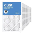 13X21.5X1 MERV 8 Pleated Air Filter Box Of 12 P3128