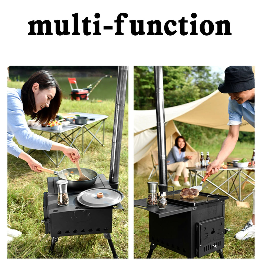 Portable Camping Wood Burning Stove A176582