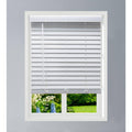 White Faux Wood Cordless Blinds N25248