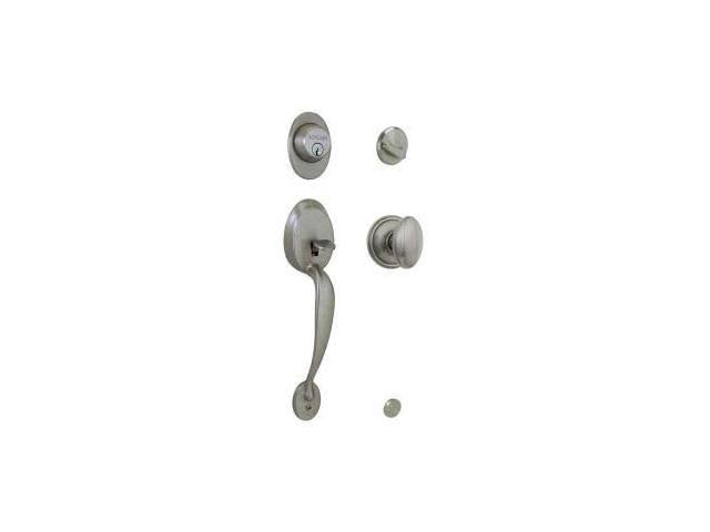Antique Pewter Handleset with Interior Knob F571