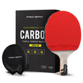 Carbon Fiber Ping Pong Paddle with Penhold Grip B405
