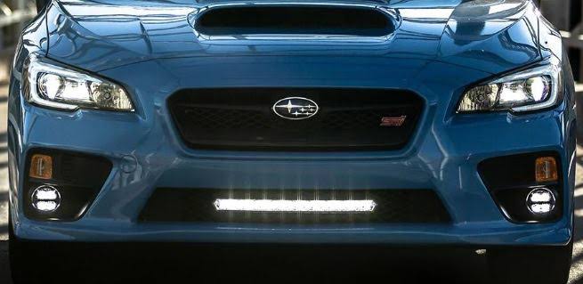 20 inch LED Light Bar Black Blue Halo Off Road I171006