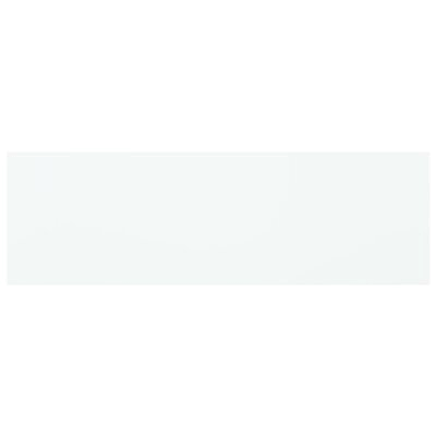 White Floating Bookcase, 8 Shelves B4964