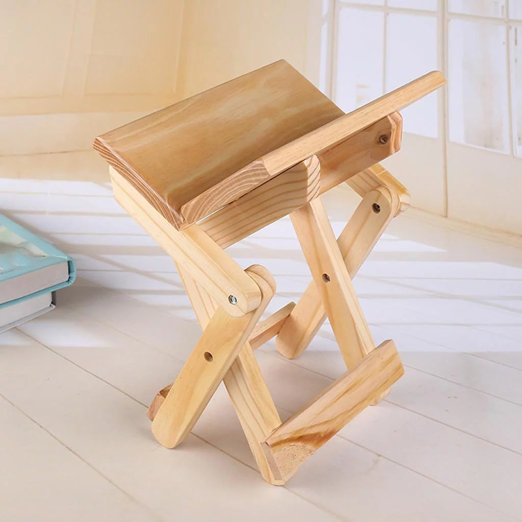 Folding Wooden Step Stool Q944