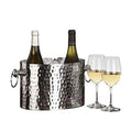 2 bottle Stainless Steel Champagne and Wine Chiller V2059