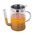 Heat-Proof Borosilicate Glass and Stainless Steel Gravy Separator F85667