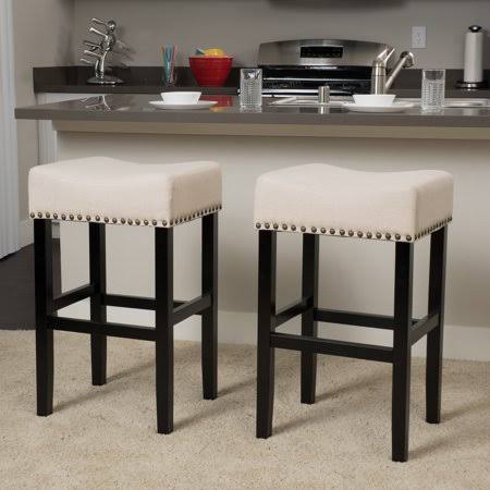 Beige Barstool Set of 2 G20283