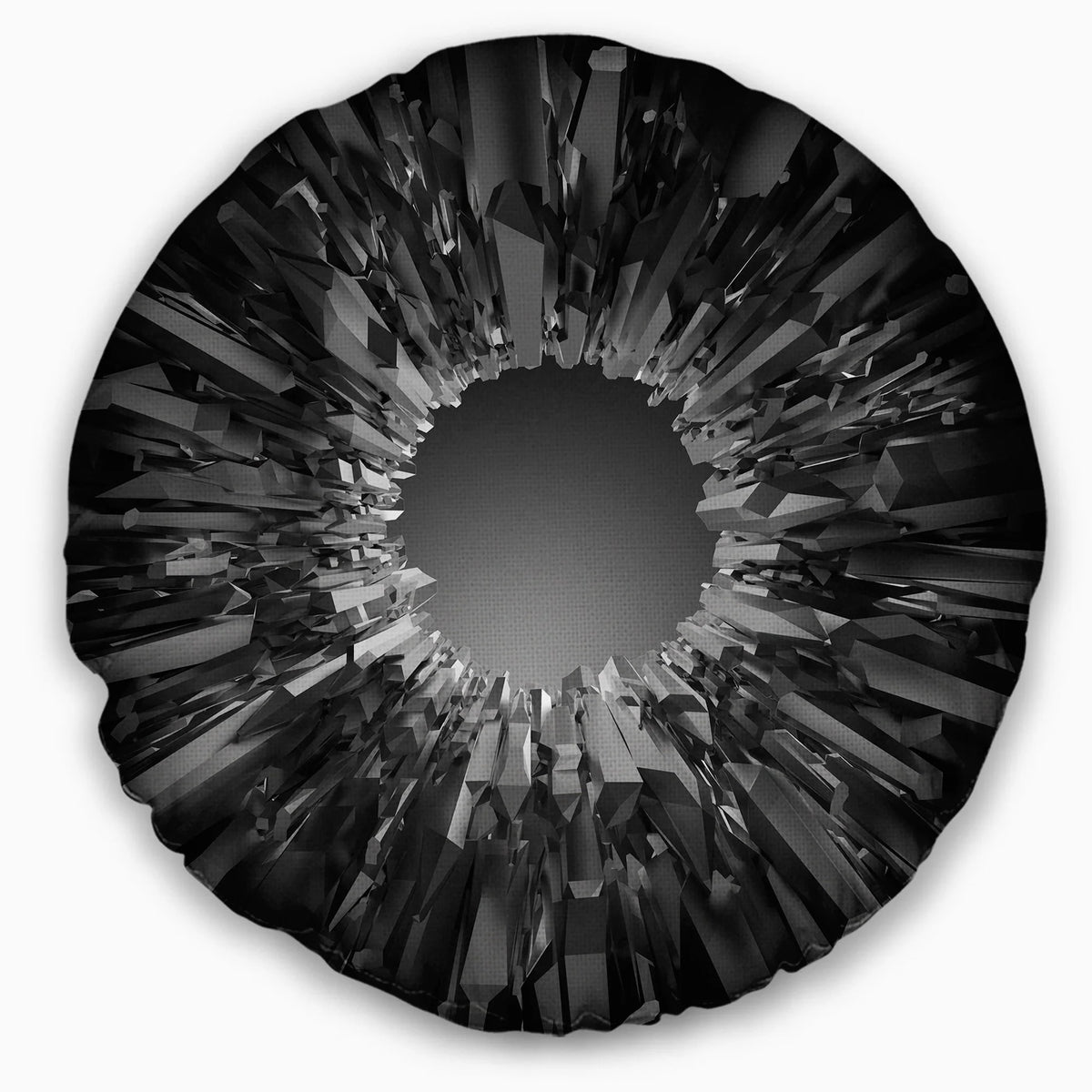 Abstract Throw Pillow 18 in. x 18 in. U7637