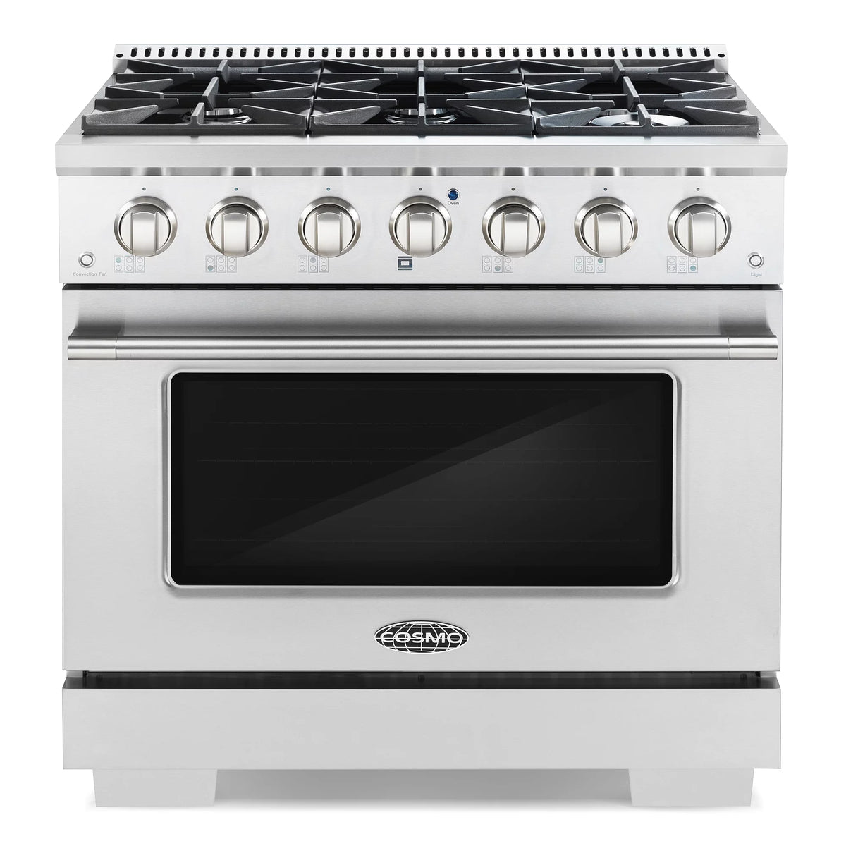 2 Piece Kitchen Appliance Package with 36" Freestanding Gas Range & 36" Under Cabinet Range Hood E776
