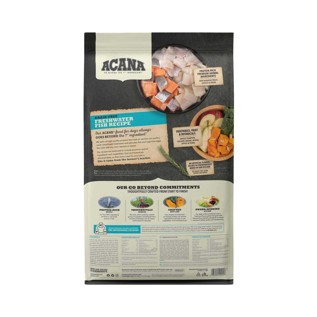 Freshwater Fish Dry Dog Food E21926