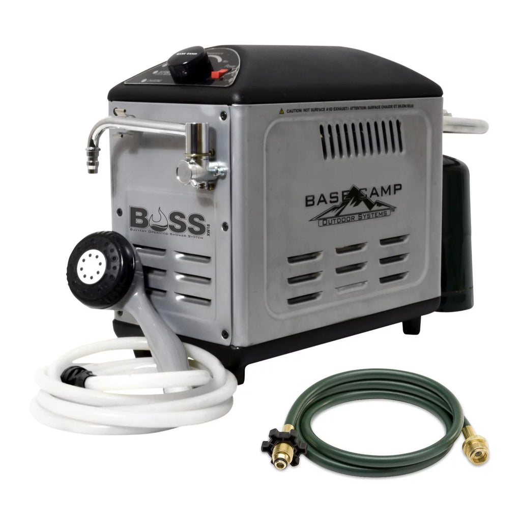 Battery Operated Shower System with 10-Feet Hose A554