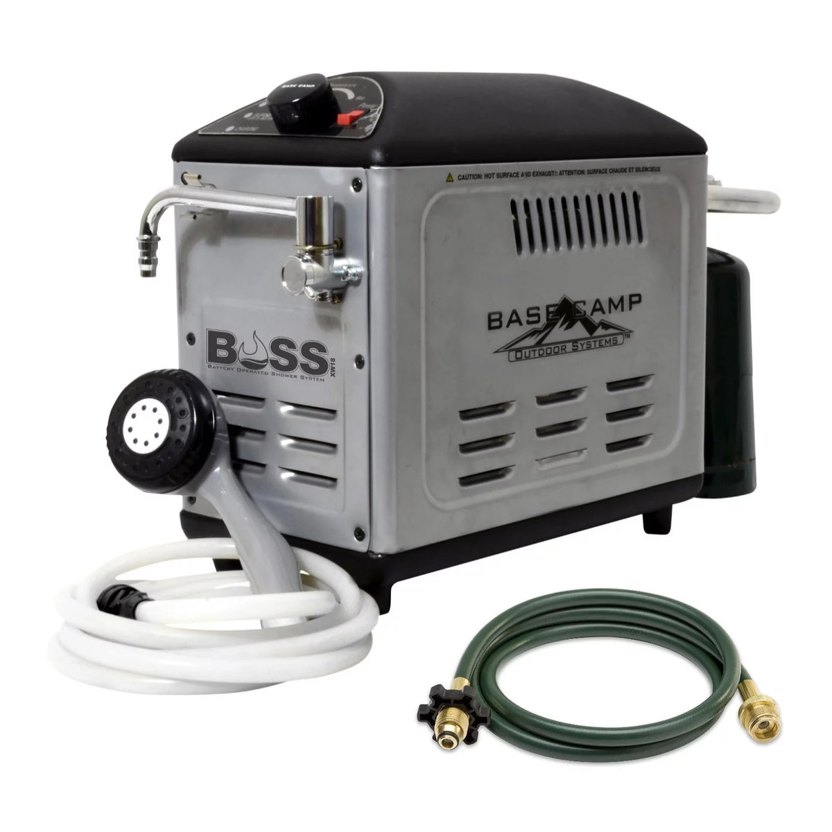 Battery Operated Shower System with 10-Feet Hose A554