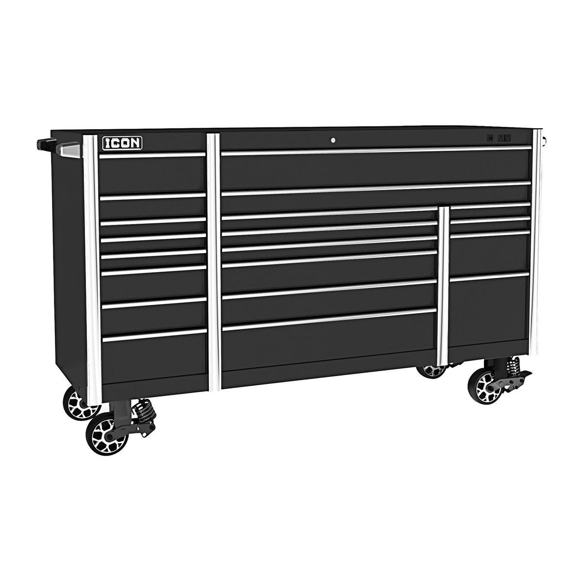 73 in. x 25 in. Red Roll Cab S12360