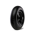 14 Inch 2 PCS Solid Flat Free Replacement Tires and Wheels 3.50-8 with 5/8'' Bearing L500