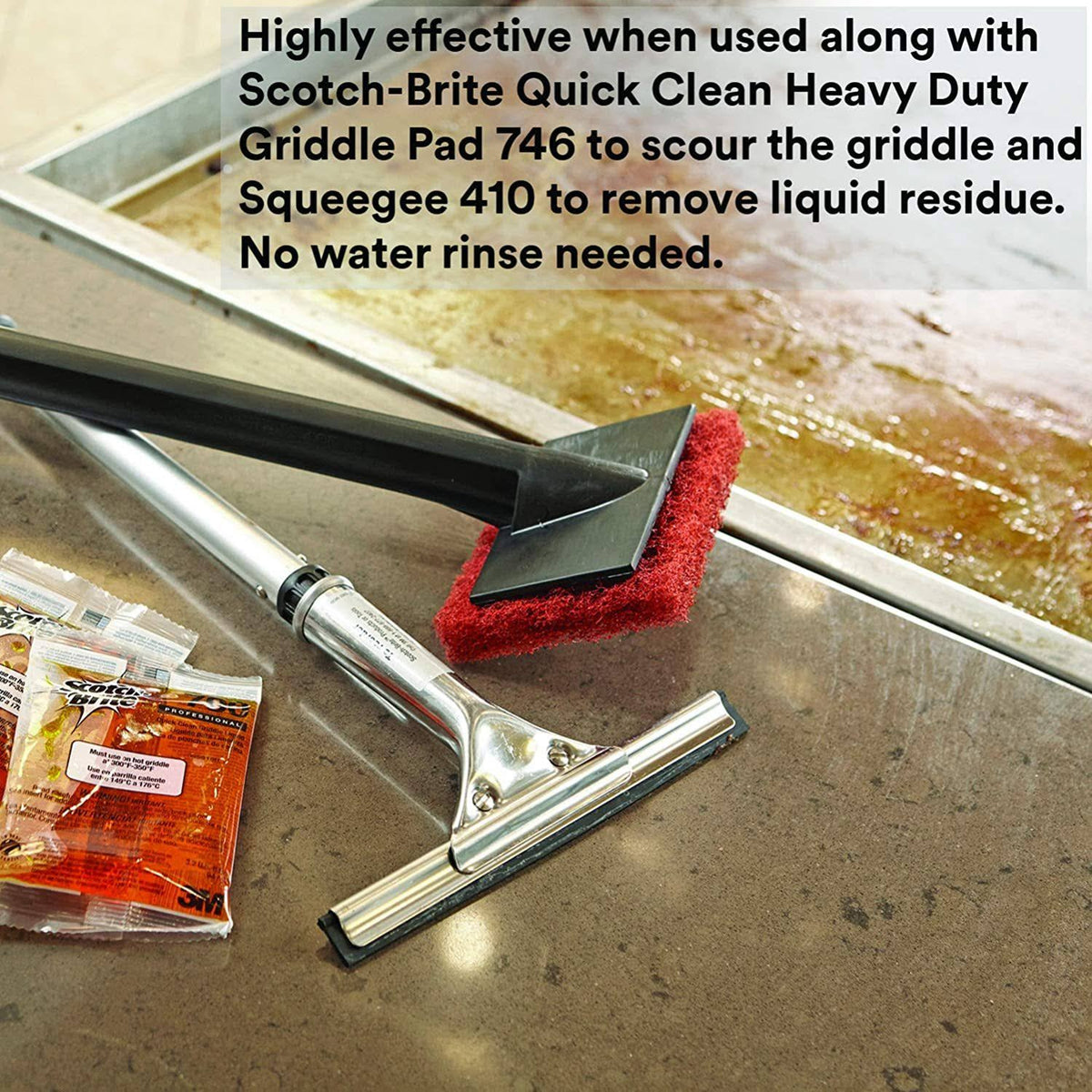 Liquid Griddle Cleaner 3.2-Ounce Packets Case of 40 O8101