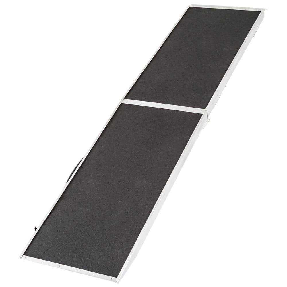 8 ft Lightweight Extra Wide Folding Aluminum Pet Ramp B952
