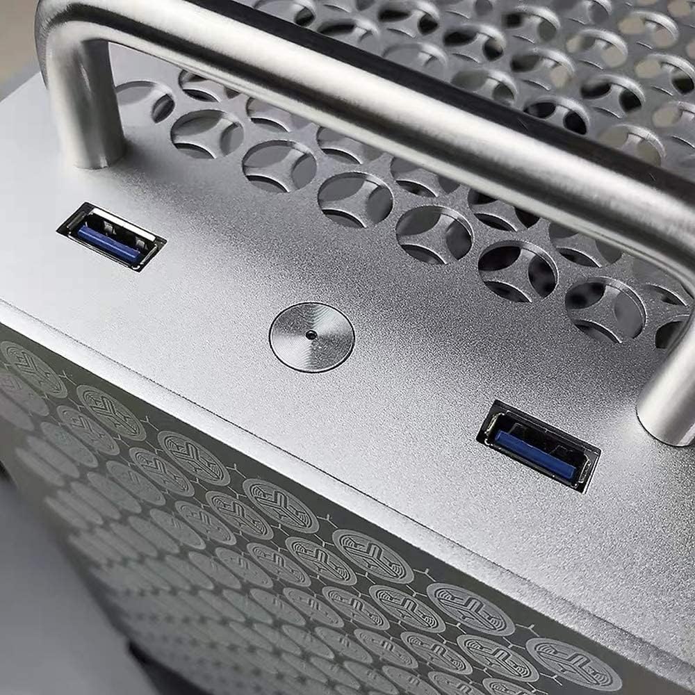 ITX Computer Case Aluminum Alloy Chassis M2677