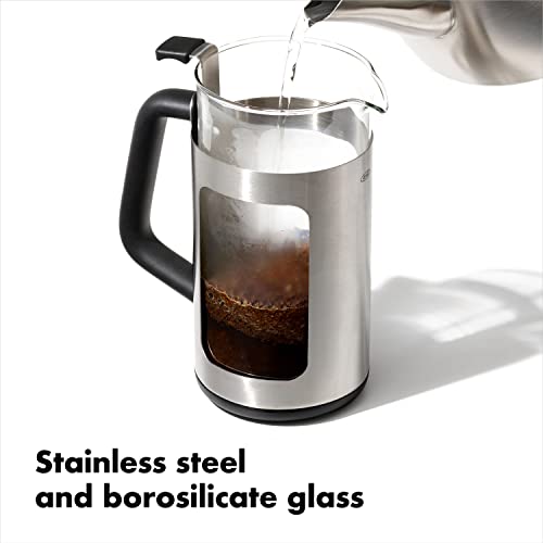 Stainless Steel French Press Coffee Maker 32oz Q6897