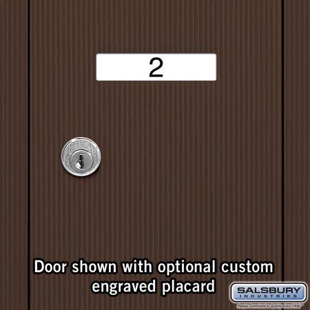 Vertical Mailbox, 5 Doors, Bronze N606934
