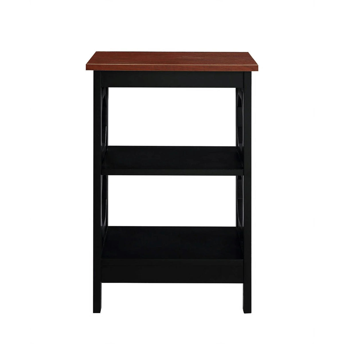 Cherry and Black Wood End Table H76307