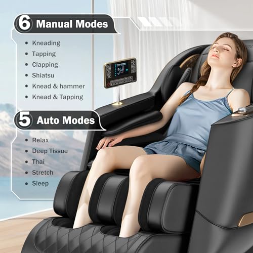 Massage Chair with Zero Gravity SL-Track Shiatsu C194556