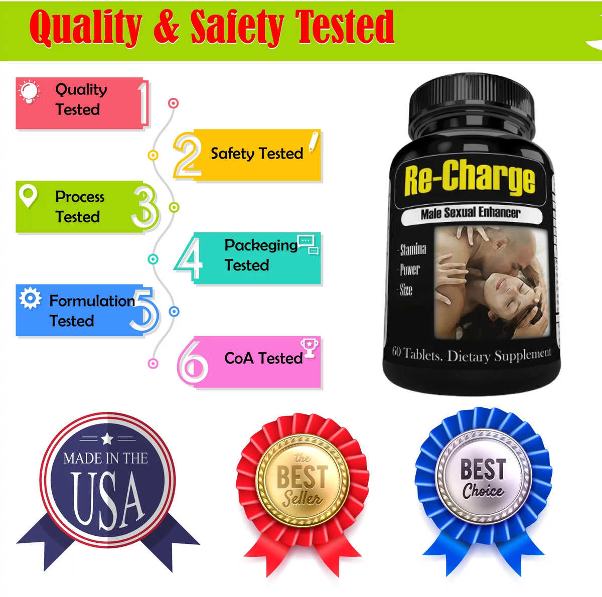 Men's Health Supplements 60 Capsules D222