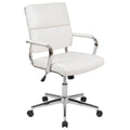 White Office Chair W2909