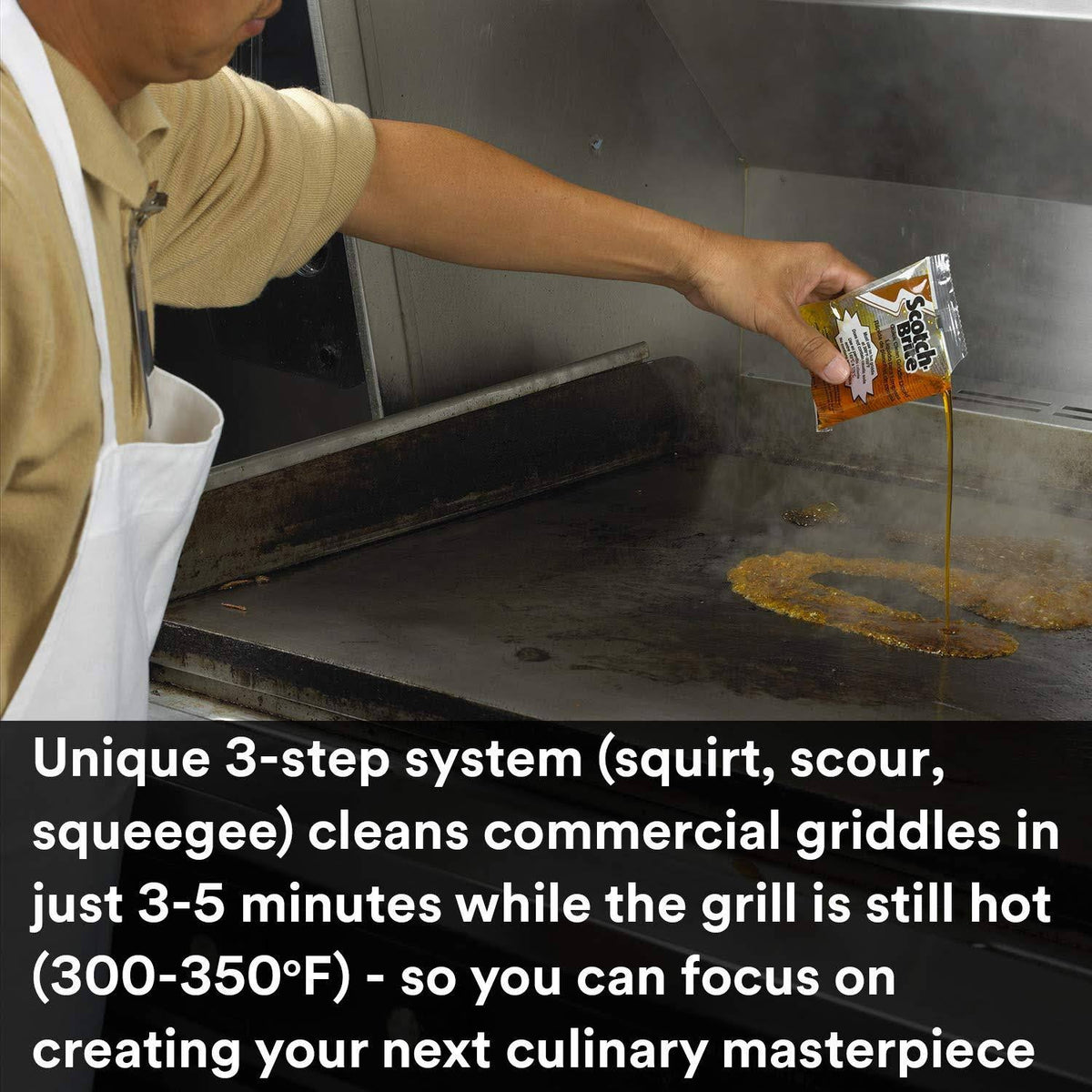 Liquid Griddle Cleaner 3.2-Ounce Packets Case of 40 O8101