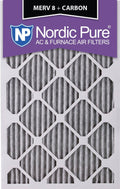 16x20x1 MERV 8 Pleated Carbon AC Furnace Air Filters 6 Pack B263590