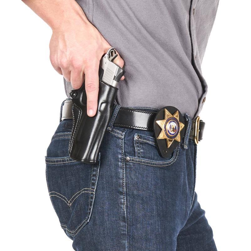 Black Paddle Belt Holster J764874