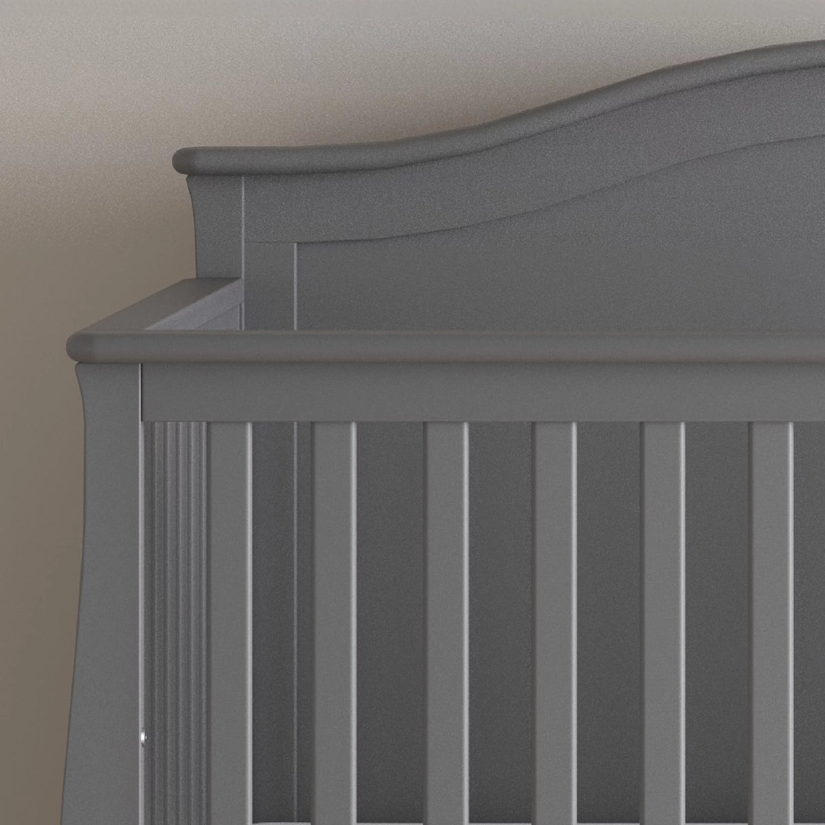 Cool Gray 4-in-1 Convertible Baby Crib Z2132