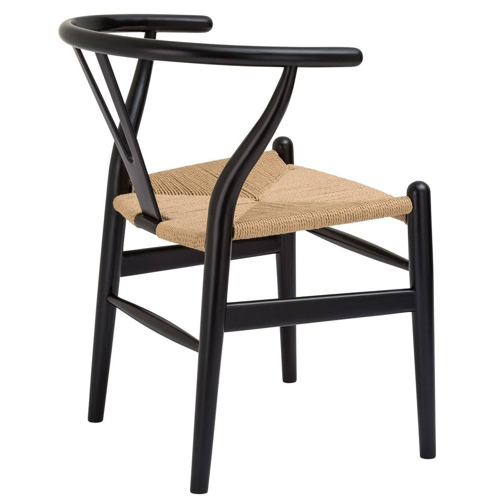 Black Weave Chairs (Set of 2) U79608