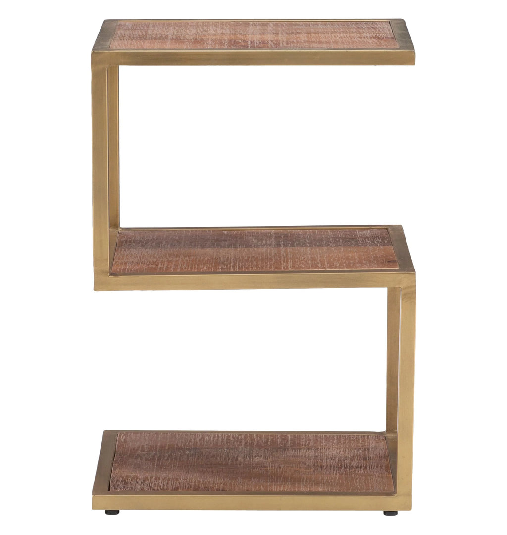 3-Tier Metal Accent Side Table E539