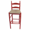 Red Wood Ladderback Barstool W963739