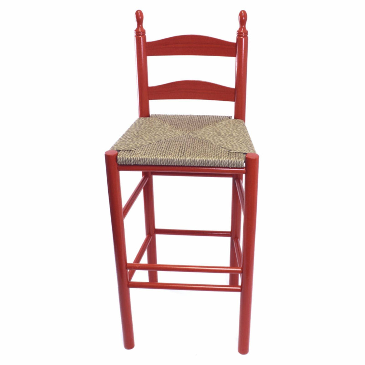 Red Wood Ladderback Barstool W963739