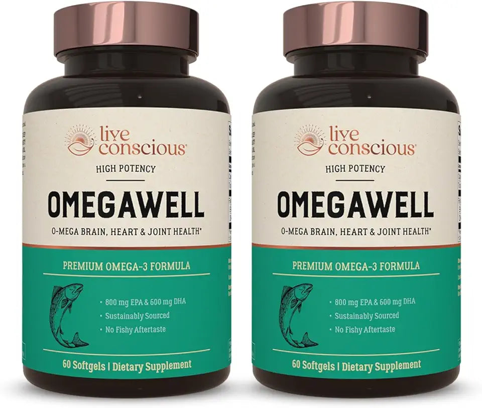 800 mg EPA 600 mg DHA Enteric-Coated Fish Oil 120 Count (2-Pack) A718