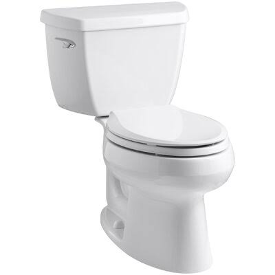 Two-Piece Elongated 1.28 GPF Toilet with Left-Hand Trip Lever M237389