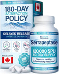 Serrapeptase Supplement 120000 SPU Delayed Release W29566