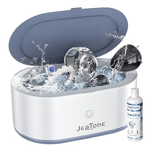Ultrasonic Jewelry Cleaner Machine 20oz 46KHz 304 Stainless Steel I801