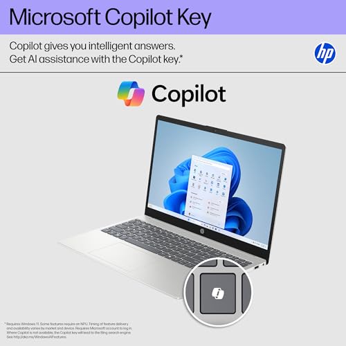 15.6 inch Laptop with HD Touchscreen Display, AMD Ryzen 5 7520U, 8 GB RAM, 512 GB SSD, AMD Radeon Graphics, Windows 11 Home, Natural Silver Y321511