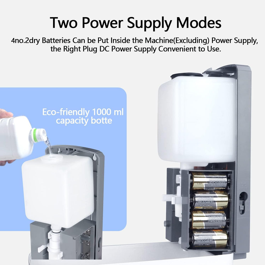 Touchless Hand Sanitizer Dispenser with Stand and 3 Nozzles M198578