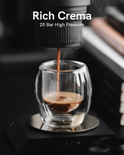 Portable Electric Espresso Machine, Travel Coffee Maker, Self-Heating with USB-C, 12V, with Ground Coffee & NS Capsule F433892