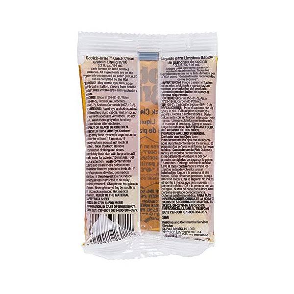 Liquid Griddle Cleaner 3.2-Ounce Packets Case of 40 O8101