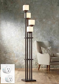 Bronze Iron 4-Light Torchiere Floor Lamp W1520