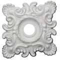 Hand-Painted Rust Ceiling Medallion W165894
