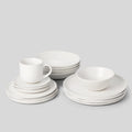 Classic Dinnerware Set in Speckled White B8081