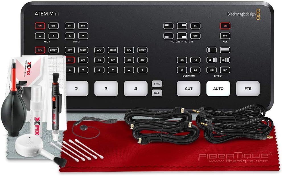 HDMI Live Switcher Basic Bundle with Cables and Cleaning Kit F898872