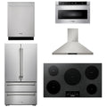 36 Induction Cooktop, Range Hood, Microwave, Refrigerator, Dishwasher Z5462