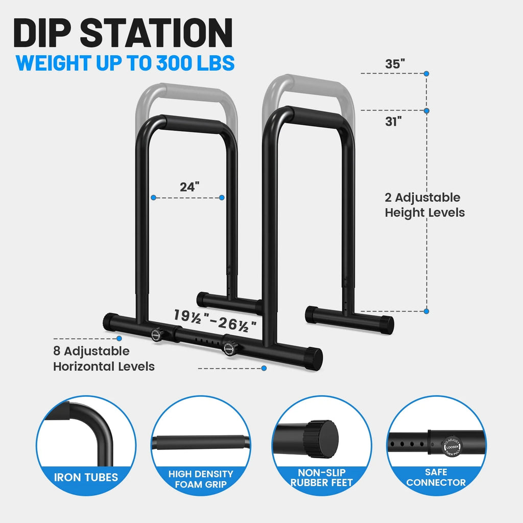 Adjustable Heavy Duty Steel Dip Station Z7625