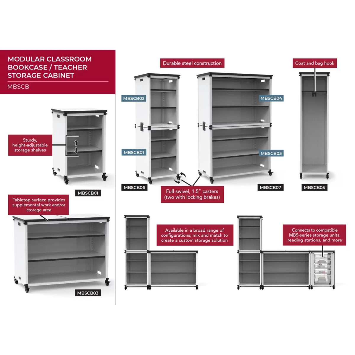 Modular Classroom Bookshelf I89330